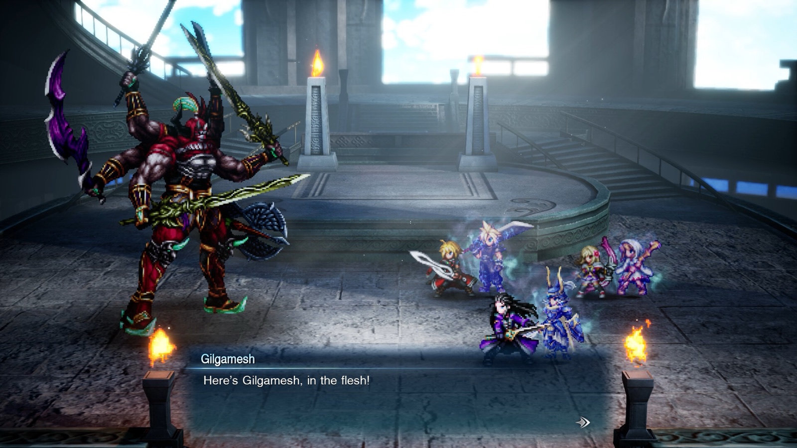 Gilgamesh in the arena